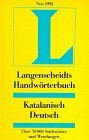 Langenscheidts Handwörterbücher, Handwörterbuch Katalanisch