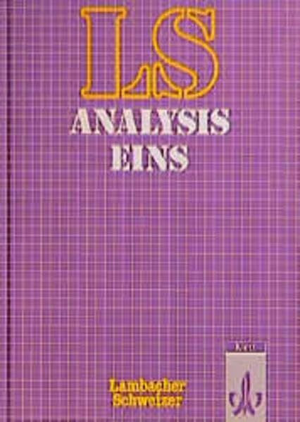 Lambacher Schweizer - Themenhefte: Lambacher-Schweizer, Analysis 1, Sekundarstufe II, Schülerbuch