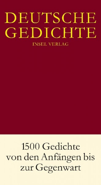 Deutsche Gedichte in einem Band