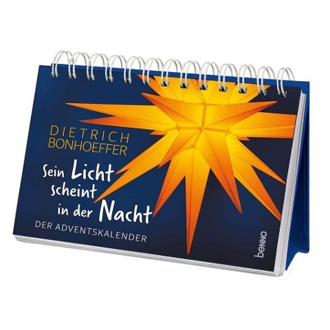 Aufsteller »Sein Licht scheint in der Nacht«