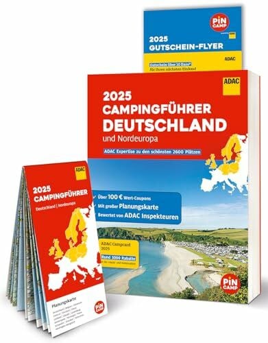 ADAC Campingführer Deutschland/Nordeuropa 2025: Über 2.600 Campingplätze in 17 Ländern entdecken – mit Tipps, Karten und der ADAC Campcard