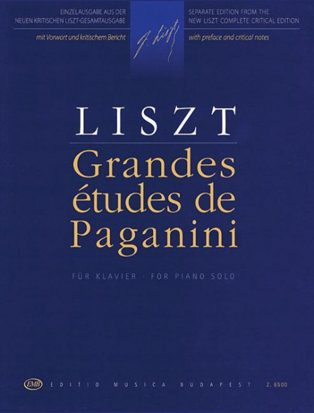 Grandes Etudes de Paganini: Piano Solo