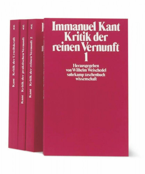 Die drei Kritiken, 4 Bde.