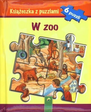 Książeczka z puzzlami W zoo: 6 puzzli