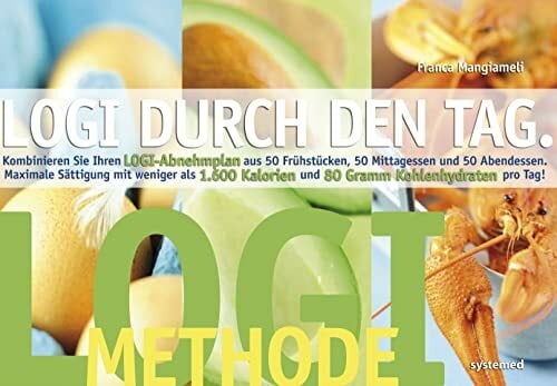 LOGI durch den Tag: Kombinieren Sie ihren LOGI-Abnehmplan aus 50 Frühstücken, 50 Mittagessen und 50 Abendessen. Maximale Sättigung mit weniger als 1.600... LOGI durch den Tag: Kombinieren Sie ihren LOGI-Abnehmplan aus 50 Frühstücken, 50 Mittagessen und 50 Abendessen. Maximale Sättigung mit weniger als 1.600 kalorien und 80 Gramm Kohlenhydraten pro Tag!