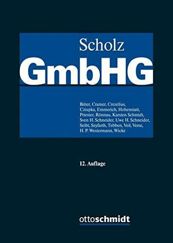 GmbH-Gesetz, Band I: Kommentar mit Anhang Konzernrecht