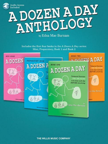 A Dozen a Day Anthology Book/Online Audio