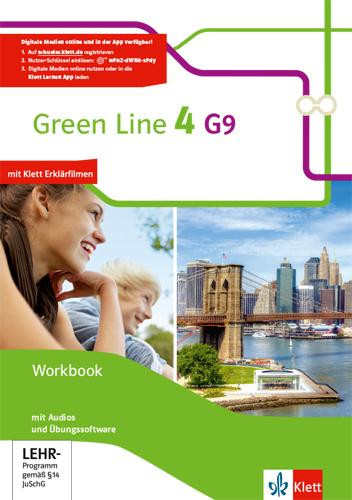 Green Line 4 G9. Workbook mit digitalen Medien zum Arbeitsheft in der Klett Lernen App Klasse 8