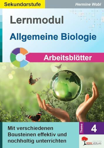 Allgemeine Biologie Arbeitsblätter Klasse 5-10 | Evolution Ökologie Genetik Lebensräume | 112 Seiten Kopiervorlagen mit Lösungen | Sekundarstufe I ... effektiv und nachhaltig unterrichten