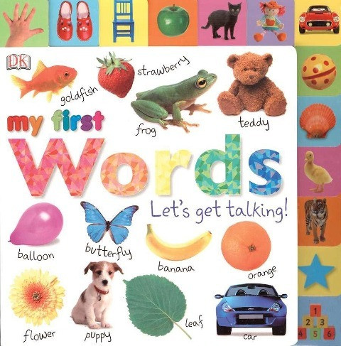 Tabbed Board Books: My First Words: Let's Get Talking!