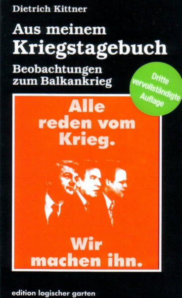 Aus meinem Kriegstagebuch: Beobachtungen zum Balkankrieg