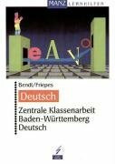 Zentrale Klassenarbeit Baden-Württemberg: Deutsch