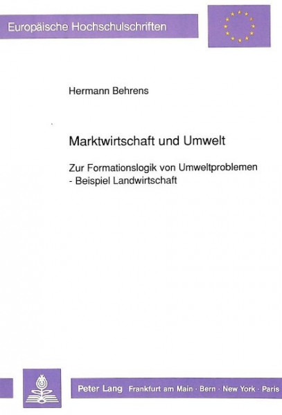 Marktwirtschaft und Umwelt