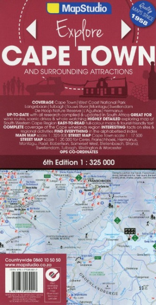 Cape Town & Surrounding Attractions 1 : 325 000