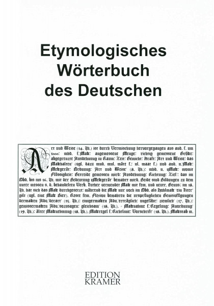 Etymologisches Wörterbuch des Deutschen