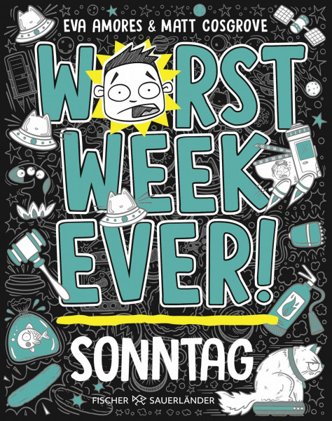 Worst Week Ever – Sonntag: Comic Roman für Kinder ab 10 Jahre │ Witzige Bilder und einfache Texte begeistern Comicfans sowie Lesemuffel