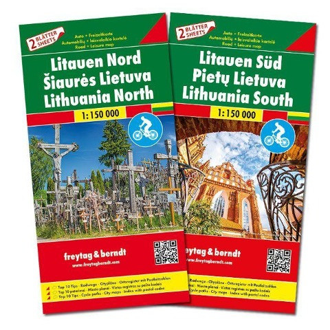 Litauen, Autokarten Set 1:150.000