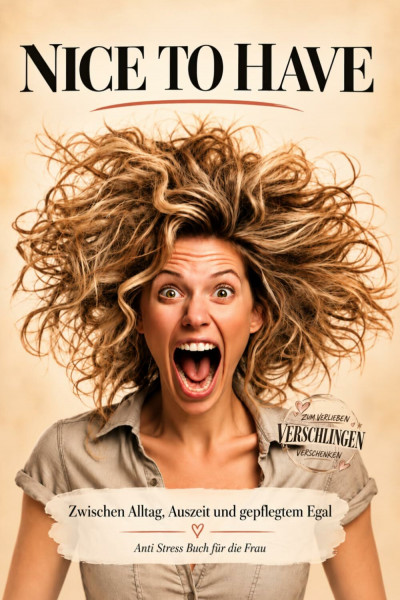 NICE TO HAVE - Zwischen Alltag, Auszeit und gepflegtem Egal: Das Anti-Stress-Buch für Frauen I Ein Mitmachbuch mit Humor, Rätseln, Sudokus und kleinen Fluchten aus dem ganz normalen Wahnsinn
