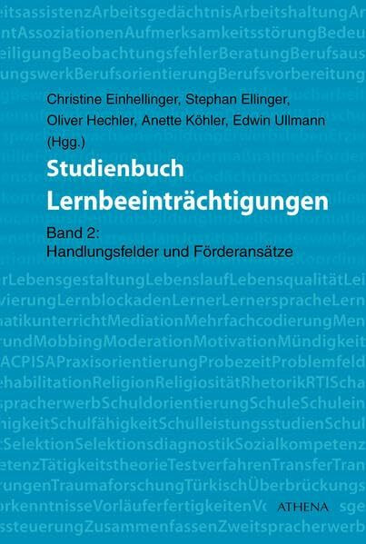 Studienbuch Lernbeeinträchtigungen: Band 2: Handlungsfelder und Förderansätze