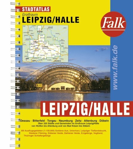 Falk Großraum-Städteatlas Leipzig-Halle