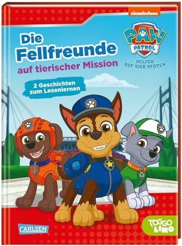PAW Patrol: Die Fellfreunde auf tierischer Mission: Für Kinder ab 5 Jahren für die 1. Klasse – mit Bildern und Comic-Elementen von Chase, Rubble, Skye & Co. (PAW Patrol Erstlesebuch, Band 2)