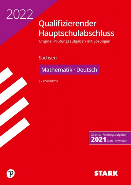STARK Qualifizierender Hauptschulabschluss 2022 - Mathematik, Deutsch - Sachsen