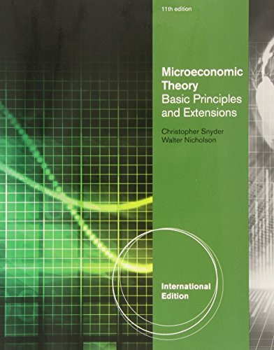 Nicholson, W: Microeconomic Theory