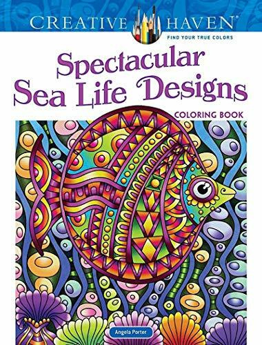 Creative Haven Spectacular Sea Life Designs Coloring Book