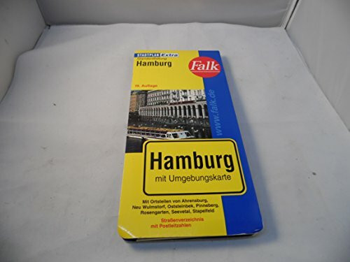Falk Stadtplan Extra Standardfaltung Hamburg