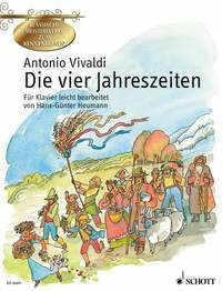 Die vier Jahreszeiten: Konzerte für Violine, Streicher und Basso continuo, op. 8 Nr. 1-4 leicht bearbeitet. op. 8/1-4. Klavier. (Klassische Meisterwerke zum Kennenlernen)