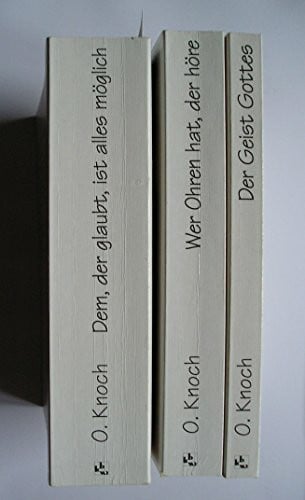 Drei Werkbücher zur Bibel: Band 1: Dem, der glaubt, ist alles möglich. Die Botschaft der Wundererzählungen der Evangelien. Band 2: Der Geist Gottes ... der höre. Die Botschaft der Gleichnisse Jesu