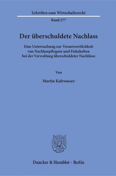 Der überschuldete Nachlass