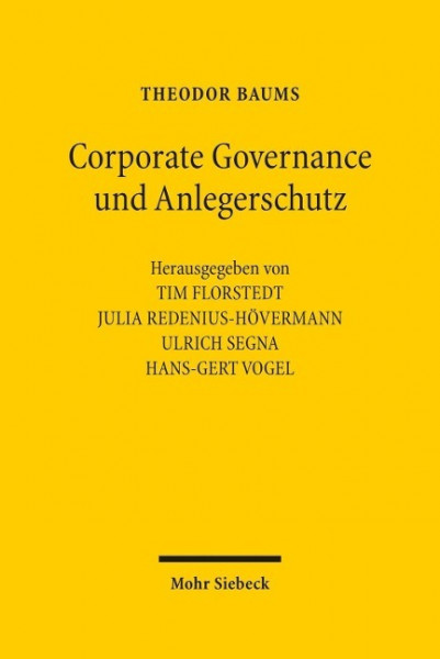 Corporate Governance und Anlegerschutz