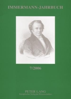 Immermann-Jahrbuch 7/2006