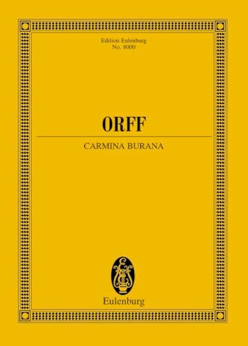 Carmina Burana: Cantiones profanae. Soli (STBar), gemischter Chor (SATB), Kinderchor und Orchester. Studienpartitur. (Eulenburg Studienpartituren)