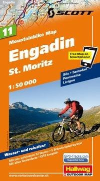 MTB-Karte 11 Engadin - St. Moritz 1:50.000