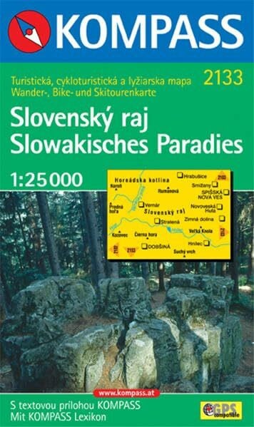 Slowakisches Paradies / Slovensky raj: 1 : 25 000. Wander-, Bike- und Skitourenkarte. GPS-genau