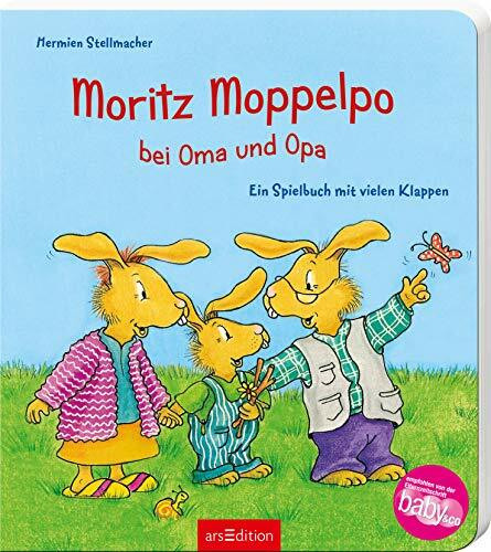 Moritz Moppelpo bei Oma und Opa: Ein Spielbuch mit vielen Klappen