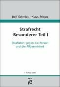 Strafrecht Besonderer Teil I: Straftaten gegen die Person und die Allgemeinheit