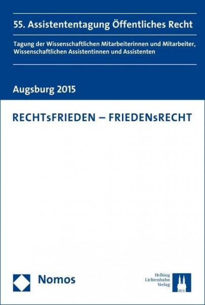 RECHTsFRIEDEN - FRIEDENsRECHT