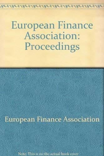 European Finance Association 1975: Proceedings (European Finance Association: Proceedings)