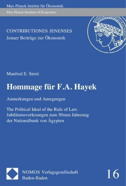 Hommage für F. A. Hayek