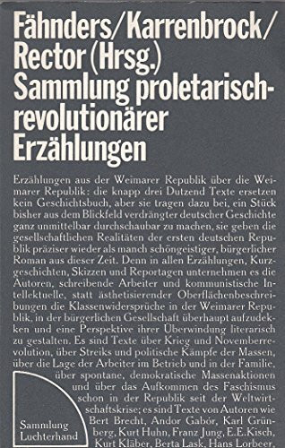 Sammlung proletarisch-revolutionärer Erzählungen