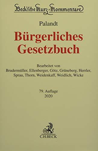 Bürgerliches Gesetzbuch: mit Nebengesetzen insbesondere mit Einführungsgesetz (Auszug) einschließlich Rom I-, Rom II und Rom III-Verordnungen sowie ... Redaktionsschluss: 15. Oktober 2019