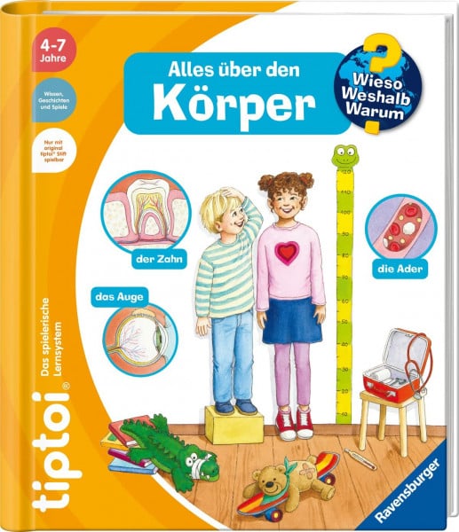tiptoi® Wieso? Weshalb? Warum? Alles über den Körper, Buch für Kinder ab 4 Jahre