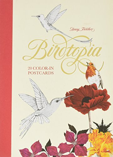 Birdtopia: 20 Color-in Postcards