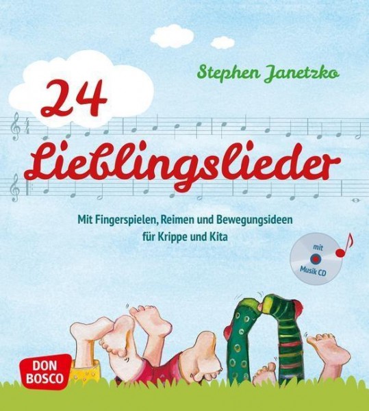 24 Lieblingslieder, Liederbuch, m. Audio-CD