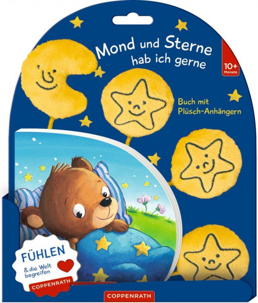 Mond und Sterne hab ich gerne (Buch mit Plüsch-Anhängern)