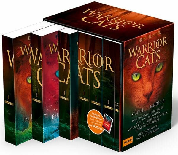 Warrior Cats. Staffel I, Band 1-6 plus exklusives Short Adventure »Wolkensterns Reise«: I, Band 1-6 mit exklusivem Short-Adventure