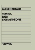 System- und Signaltheorie